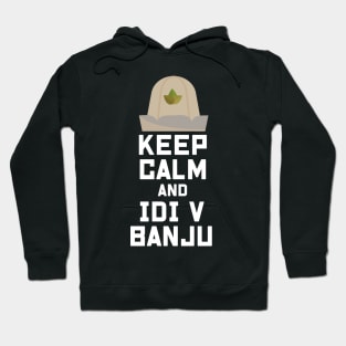 Russia Idi v Banju Sauna Keep calm Russian Quote Hoodie